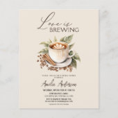 バジェット・ラブがブライダル・シャワーの招待状を作成 (正面)