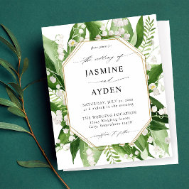 バジェット・リリー・オブ・ザ・バレーホワイトフローラ結婚ズ