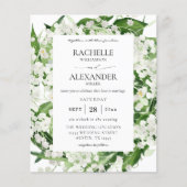 バジェット・リリー・オブ・ザ・バレーホワイトフローラ結婚ズ3 (正面)