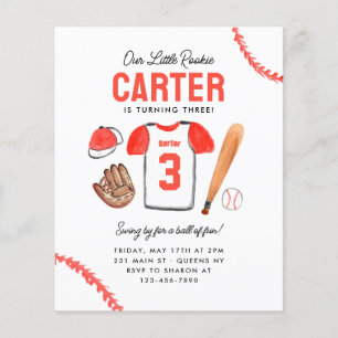 バジェット・ルーキー・オブ・ザ・イヤー・ベースボール・シャツ・誕生日