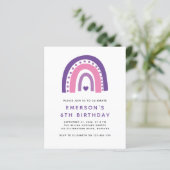 バジェット・レインボー・キッドの誕生日パーティーへの招待 (スタンド正面)