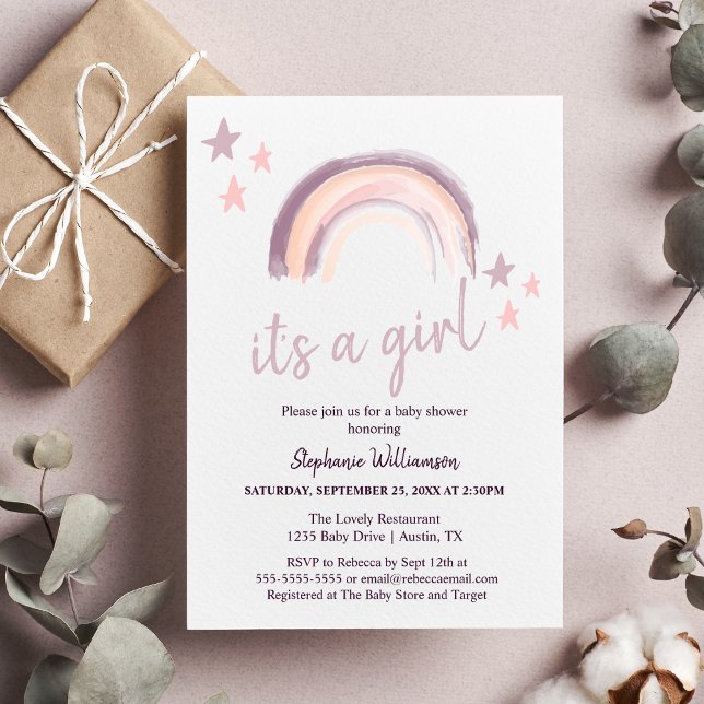 バジェット・レインボー・ボホ女の子ベビーシャワー (クリエイターアップロード済み)