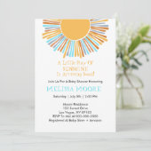 バジェット レイ・オブ・サンシャイン レトロ ボーホー サンシャイン 招待状 (スタンド正面)