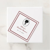 バジェット レッド ローズ フラワーズ ブリジャートン ブライダル シャワー フェイバータグ (インサイチュ)