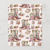 バジェット ワイルド ウェストカウガール バースデーパーティー (裏面)