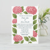 バジェット ヴィブラント ピンク フォト ウェディング 招待状 (スタンド正面)