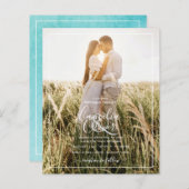 バジェットBLIZZARDブルーウォータービーチ結婚式 (正面/裏面)