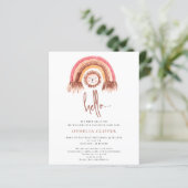 バジェットBohoかわいいライオン虹の誕生のお知らせ (スタンド正面)