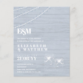 バジェットBOHOダスティブルードリフトウッドメイソンジャース結婚ズ チラシ