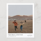 バジェットBohoブラック&ホワイトエレガントフォト結婚ズ (正面)