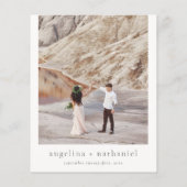 バジェットBohoミニマルフローラアーチフォト結婚ズ (裏面)