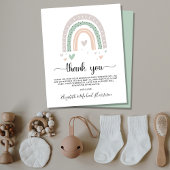 バジェットBohoレインボーセージ赤ちゃんシャワーありがとう