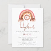 バジェットBohoレインボーライオンガールボーイベビーシャワー (正面)