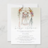 バジェットBohoヴィンテージ服スクリプト赤ちゃんシャワー (正面)