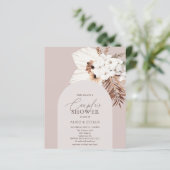 バジェットBoho乾燥パーム葉カップルのシャワー (スタンド正面)