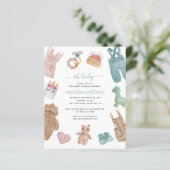 バジェットBOHO赤ちゃん服ニュートラルああ赤ちゃんシャワー (スタンド正面)