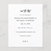 バジェットBurgundy Pink 4フローラ日付写真を保存 チラシ (裏面)