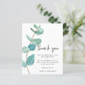 バジェットEucalyptus写真結婚のサンキュー (スタンド正面)