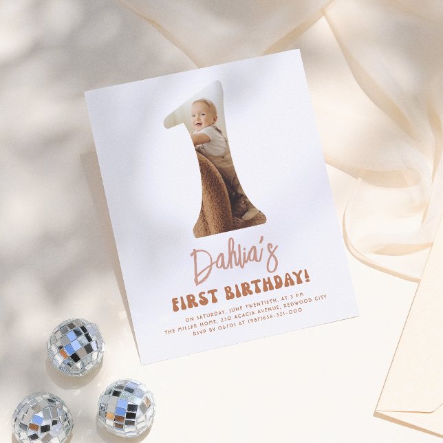 バジェットGroovy Oneデイジー写真1st誕生日パーティー (クリエイターアップロード済み)