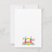 バジェットJUMPパーティーバウンスハウストランポリン誕生日 ノートカード (裏面)