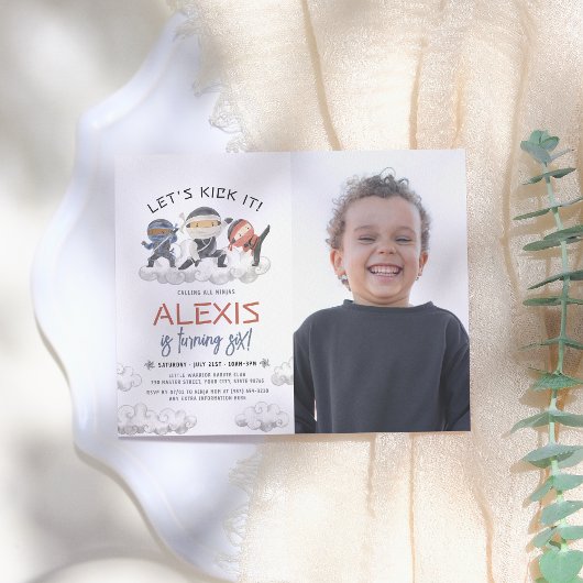 バジェットLet's Kick It忍者空手フォト誕生日