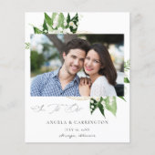 バジェットLily the Valleyのフローラ写真Save the Date (正面)