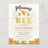 バジェットmommy to Bee赤ちゃん男女兼用シャワー インビテーションポストカード (正面)