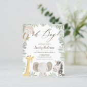 バジェットOhボーイサファリ動物ボーイズベビーシャワー (スタンド正面)