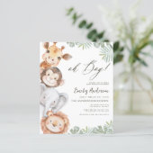 バジェットOhボーイサファリ動物ボーイズベビーシャワー (スタンド正面)