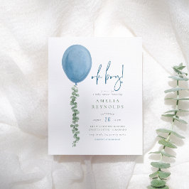 バジェットOhボーイユーカリプタスバルーンベイビーシャワー