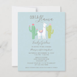 バジェットOoh La Llama赤ちゃんシャワーかわいいブルー&ブラウン