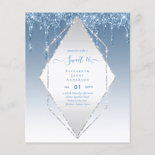 バジェットSWEET16ドリッピンググリッターグラマー チラシ (正面)