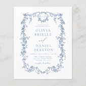 バジビクトリアンュフランスの・フォトブルー結婚ズ (正面)