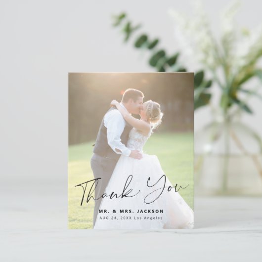 バジモダンュシンプルーの写真結婚は感謝していあなた (スタンド正面)