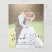 バジモダンュシンプルーの写真結婚は感謝していあなた (正面)