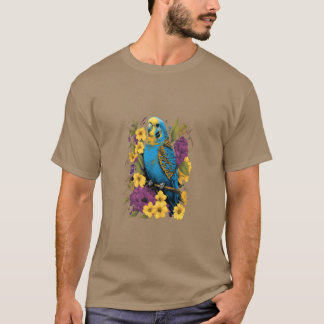 バジモマフラワーブダジェリガールパレーケートバードギフトフー Tシャツ