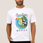 バジャカリフォルニアシュルメキシコレトロロゴ Tシャツ (正面)