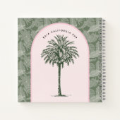 バジャカリフォルニアシュル | パームツリートラベルジャーナル ノートブック (裏面)