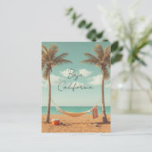 バジャカリフォルニアビーチトラベル ポストカード (スタンド正面)