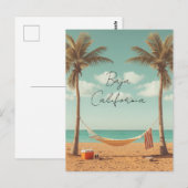 バジャカリフォルニアビーチトラベル ポストカード (正面/裏面)