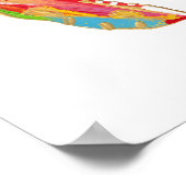 バジャバタフライプリント ポスター (角)