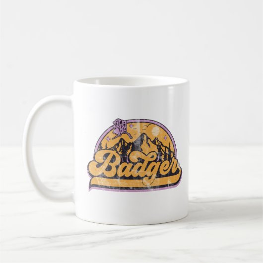 バジャーアラスカ コーヒーマグカップ (左)