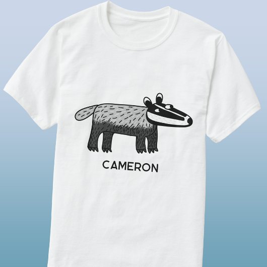 バジャー名入れ Tシャツ
