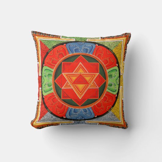 バジュラヨギーニ曼荼羅ヨガ枕 クッション (正面)