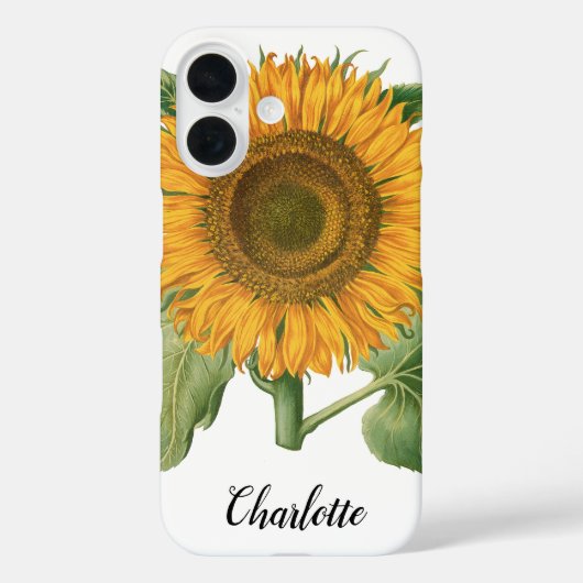 バジリウス・ベスラーによるヴィンテージのひまわり Case-Mate iPhoneケース (裏面)