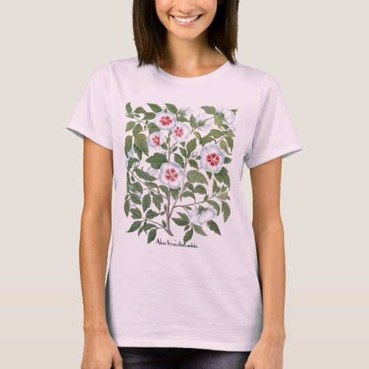バジリウス・ベスラーによるヴィンテージのハイビスカスの花 Tシャツ (正面)