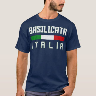 バジリカタイタリアタイポグラフィデザイン Tシャツ
