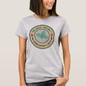 バジルの直感 ビンテージ ハーブ ガーデン Tシャツ (正面)