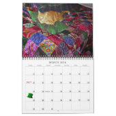 バジルジンジャーキャットパーソナライズされたカレンダー2024 カレンダー (3月 2026)