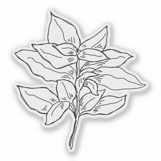 バジルステッカー シール (正面)